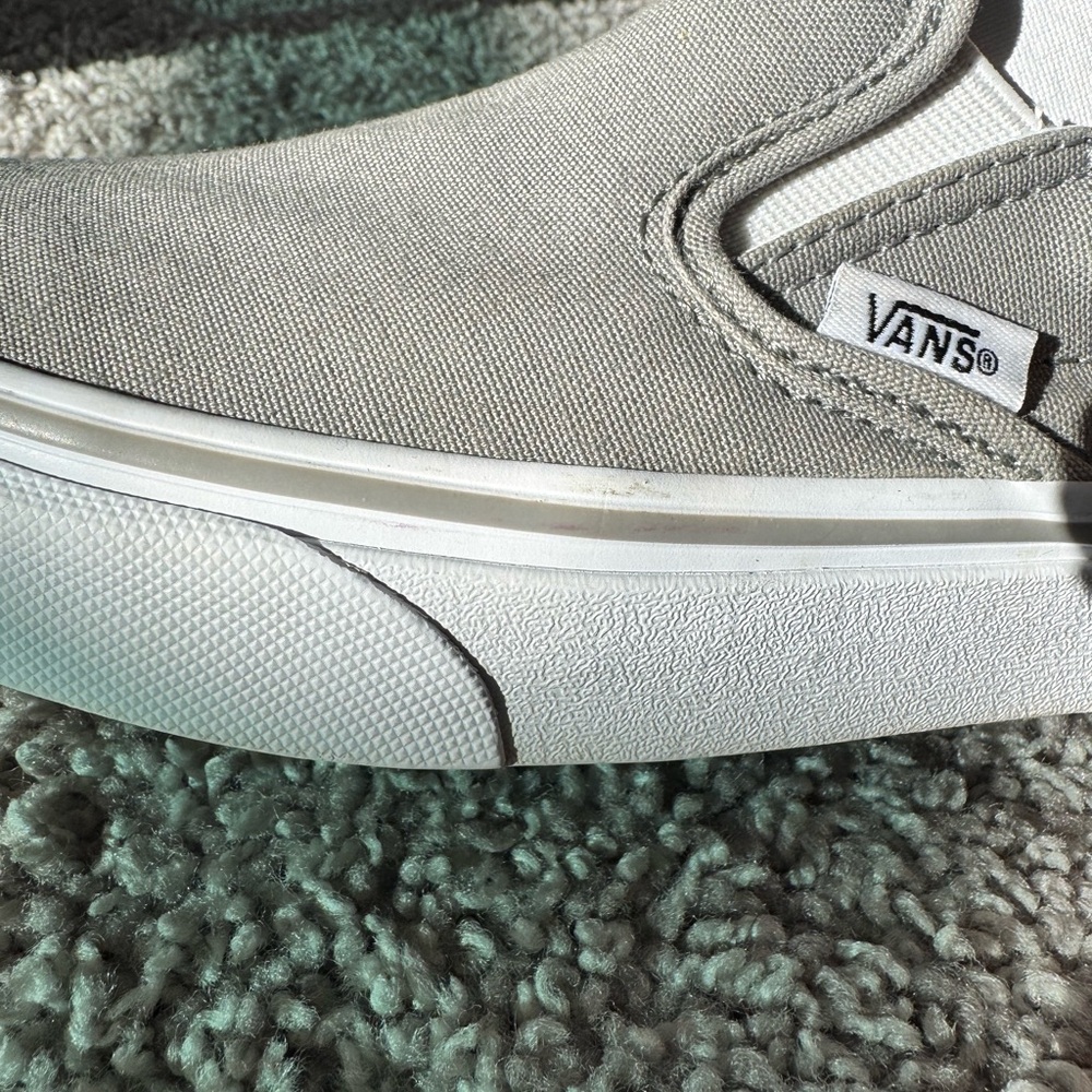 Vans Classic Gray Slip-On Shoes